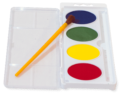 Crayola Jumbo Watercolors and Brush - 00517