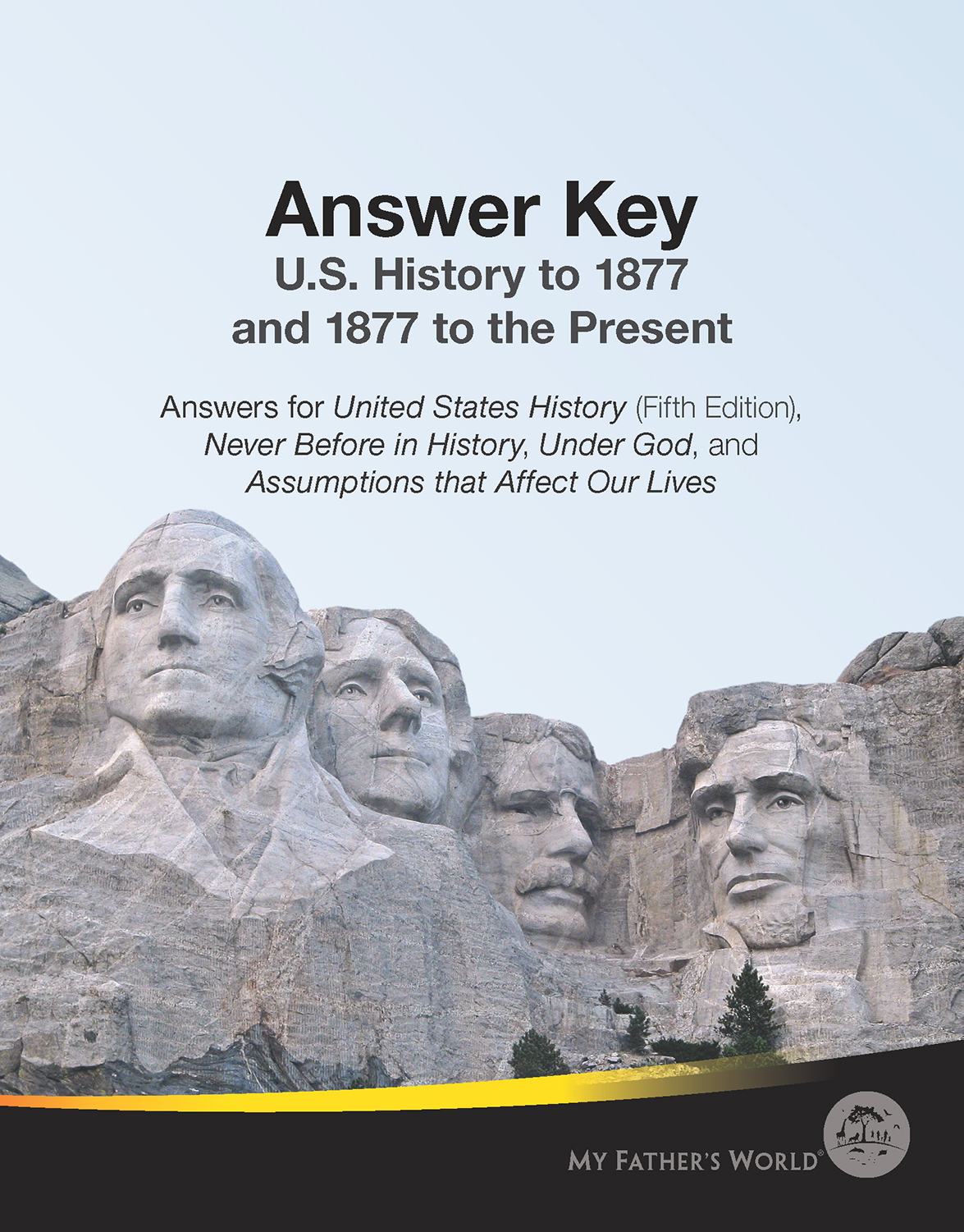 Answer Key for U.S. History to 1877 (BJU 5th edition) - 18805